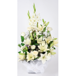 Decoration Florale Lys Blancs Fleurs Mariage Tunisie Cadeaux